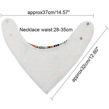 Triangle scarf Cotton Cartoon Baby Bibs