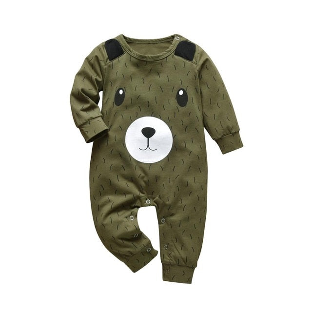 Baby Unisex fashion Cotton  Long Sleeve Romper