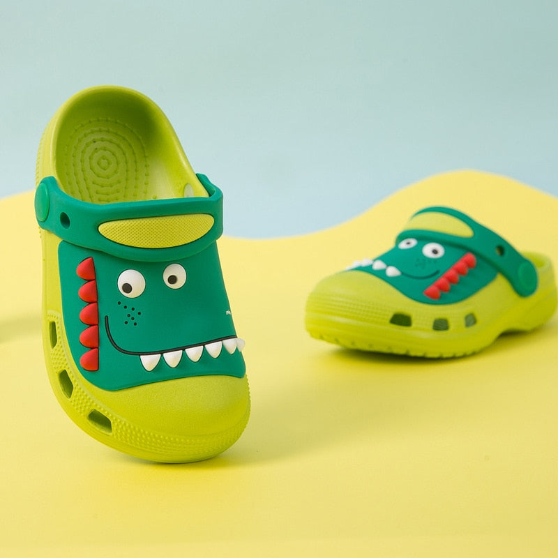 Cute Cartoon Dinosaur Children Summer Slippers Sandal