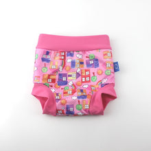 Ocean Fry High Waist Swimming Trunks Printed Swim Diapers