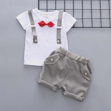 Summer Clothing 2pcs  Set Girls T-shirt + Overalls