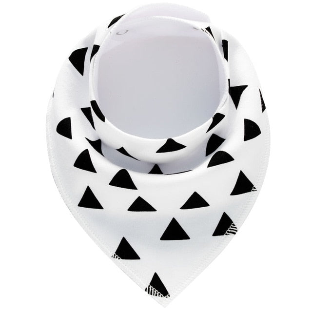 Triangle scarf Cotton Cartoon Baby Bibs