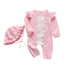 Baby Girls Clothes Set Cotton Onesie Jumpsuit with matching Headband