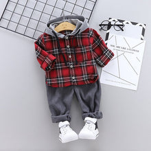 Baby Boys Hooded Tracksuit Tops Pants 2pcs