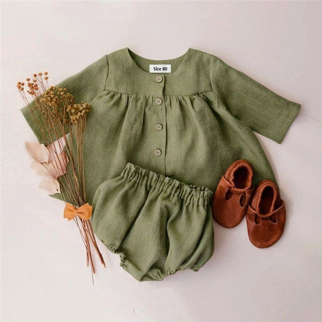 Newborn Baby Girls Fashion Clothing Dress Set