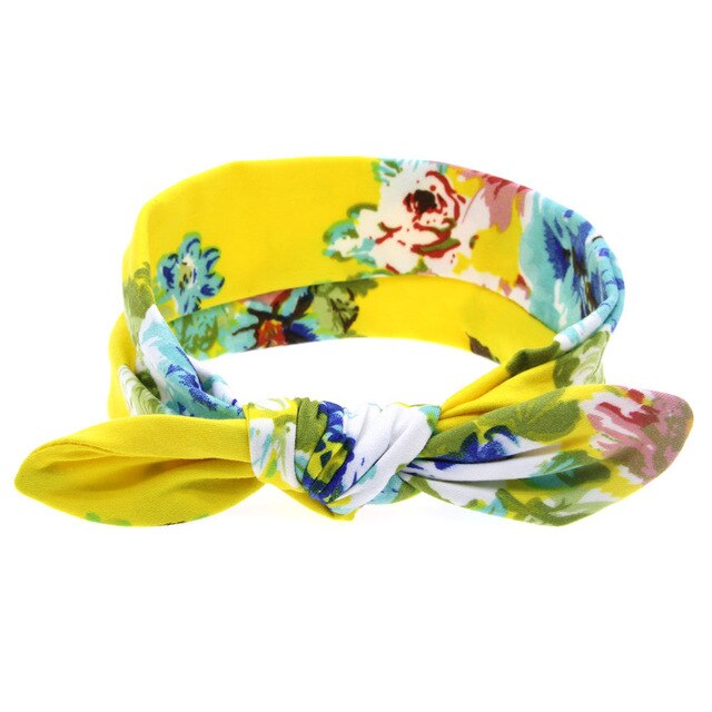 Lovely Bowknot Elastic Head Bands For Baby Girls