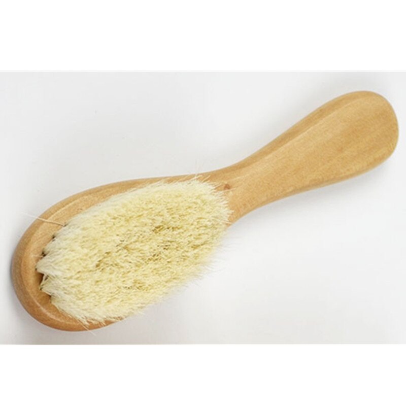 Natural Pure Wool Soft Baby Brush