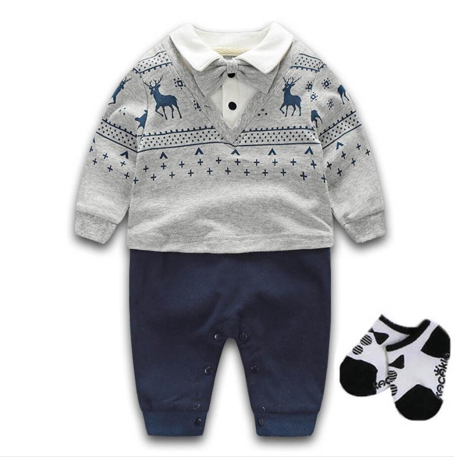 0-12m baby boys clothing  bodysuit + hat + socks + shoes