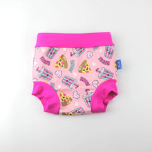 Ocean Fry High Waist Swimming Trunks Printed Swim Diapers