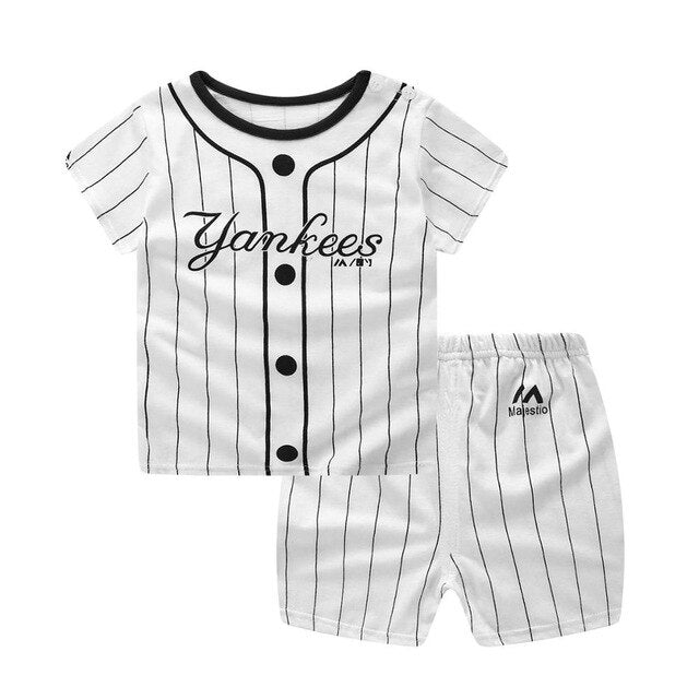 Children Cartoon Summer Boys Clothing Set for boys and girls