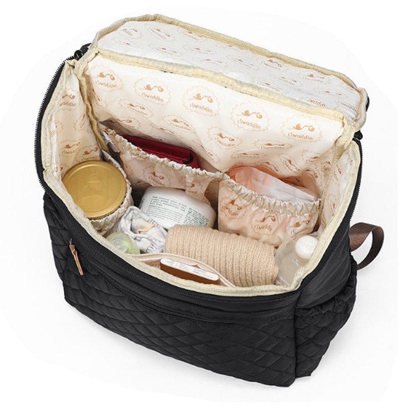 Black Upbabycare Diaper Bag Mummy Backpack