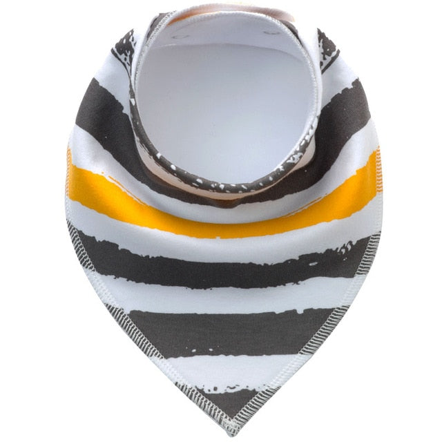 Triangle scarf Cotton Cartoon Baby Bibs