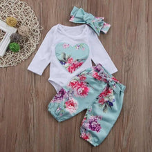 3Pcs Newborn Baby Girl Clothes Set