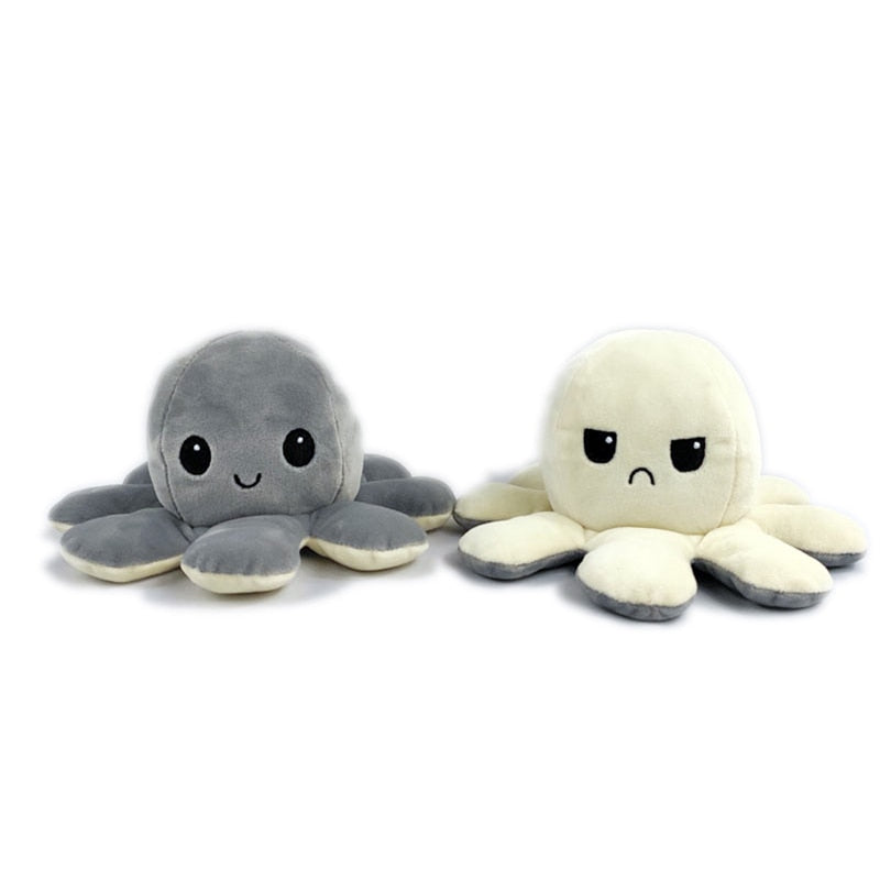 Reversible Flip Octopus Stuffed Plush Toy