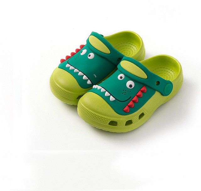 Cute Cartoon Dinosaur Children Summer Slippers Sandal