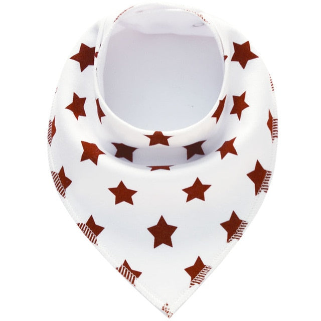 Triangle scarf Cotton Cartoon Baby Bibs