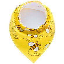 Triangle scarf Cotton Cartoon Baby Bibs