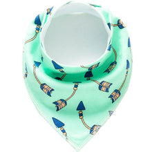 Triangle scarf Cotton Cartoon Baby Bibs