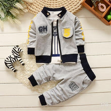 Baby boys clothing set cotton gentleman suit formal shirt tie +pants clothes set