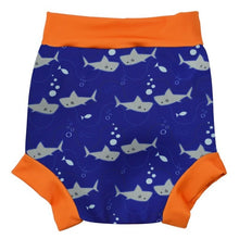 Ocean Fry High Waist Swimming Trunks Printed Swim Diapers