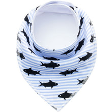 Triangle scarf Cotton Cartoon Baby Bibs