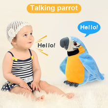 Talking Parrot Plush Toy with Waving Wings