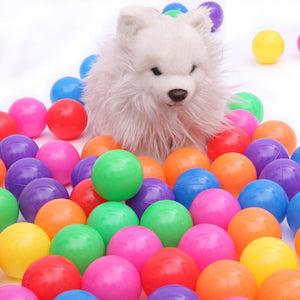 100pcs Colorful 5.5cm Fun Soft Plastic Ocean Ball