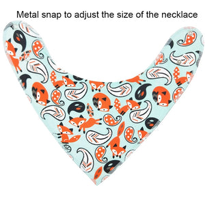 Triangle scarf Cotton Cartoon Baby Bibs