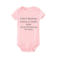 Social Distancing Baby Announcement Onesie