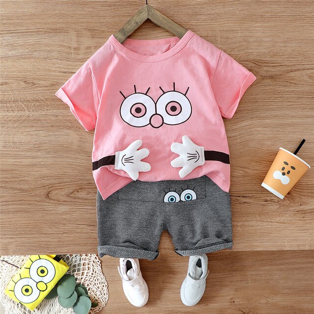 Unisex Cartoon Clothing Set