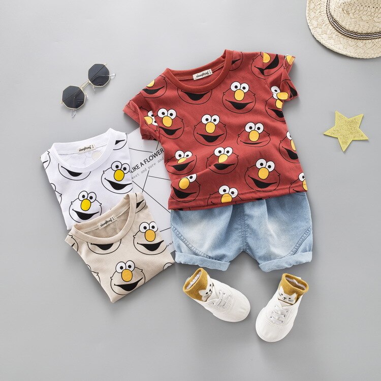 Unisex Cartoon Clothing Set