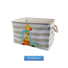 Cartoon Foldable Laundry Basket Toys Storage Organizer