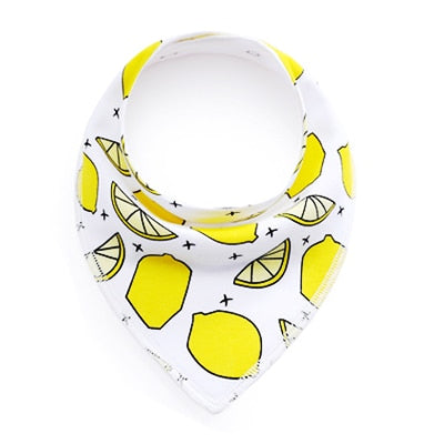 Triangle scarf Cotton Cartoon Baby Bibs