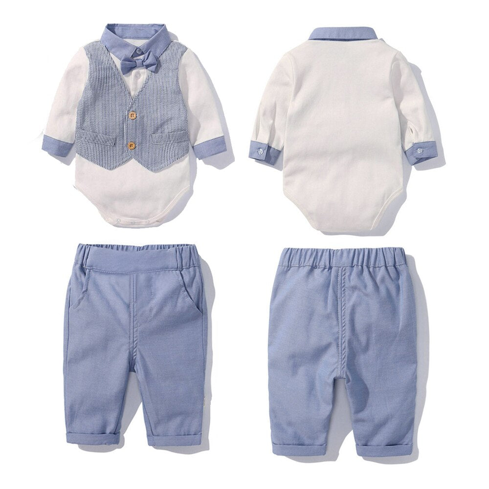 High quality baby boys outfits & set gentleman gentleman suit