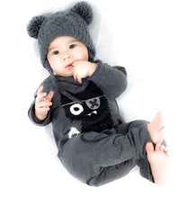 fashion long-sleeved romper baby boy